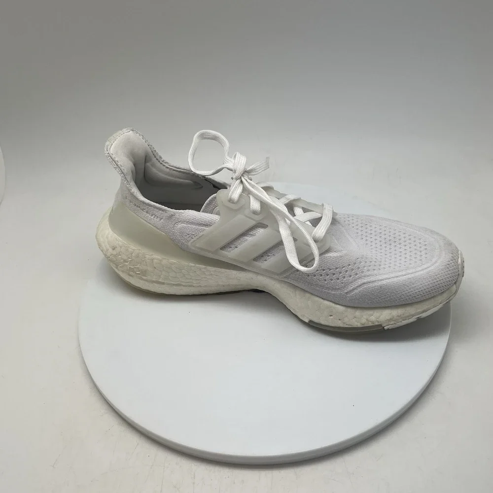 Adidas‎ Sneakers Womens 8.5 Ultraboost 21 All White FY0403 Running Gym Shoes